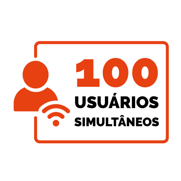 Pacote internet 100 usuários simultâneos