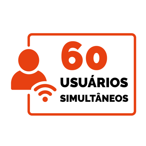 Pacote internet 60 usuários simultâneos